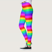 Regenbogenstreifen Leggings (Links)