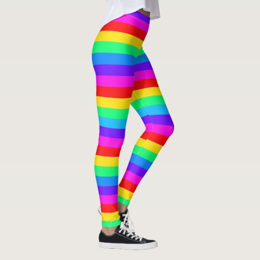 Regenbogenstreifen Leggings (Rechts)