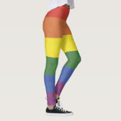Regenbogenstreifen Leggings (Rechts)