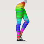 Regenbogenstreifen Leggings (Rechts)