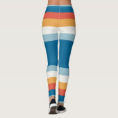Regenbogenstreifen Leggings (Rückseite)