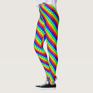 Regenbogenstreifen - Leggings