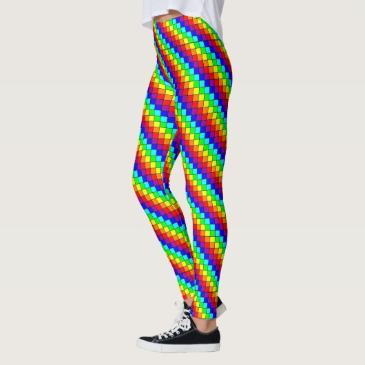 Regenbogenstreifen - Leggings (Links)