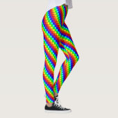Regenbogenstreifen - Leggings (Rechts)