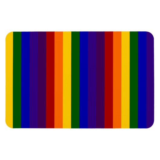 Regenbogenstreifen Magnet (Horizontal)