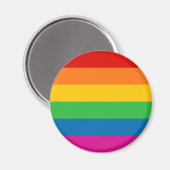 Regenbogenstreifen Magnet (Vorderseite/Rückseite)
