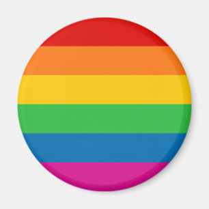 Regenbogenstreifen Magnet