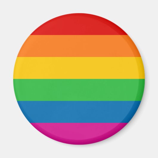 Regenbogenstreifen Magnet (Vorne)