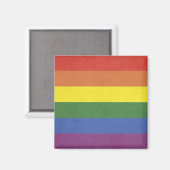 Regenbogenstreifen Magnet (Vorderseite/Rückseite)