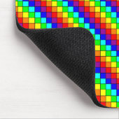 Regenbogenstreifen - Mauspad (Ecke)