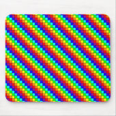 Regenbogenstreifen - Mauspad (Vorne)