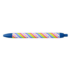 Regenbogenstreifen mit fünf Buchstaben Kugelschreiber