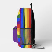 Regenbogenstreifen mit positivem Rucksack (Rechts)