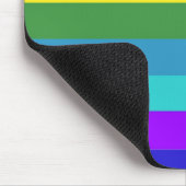 Regenbogenstreifen Mousepad (Ecke)