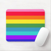 Regenbogenstreifen Mousepad (Mit Mouse)