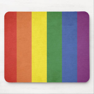 Regenbogenstreifen Mousepad