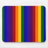 Regenbogenstreifen Mousepad (Vorne)