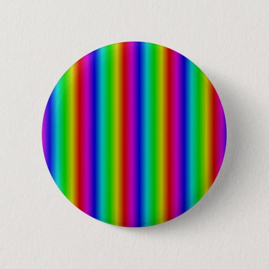 Regenbogenstreifen - Muster Button (Vorderseite)