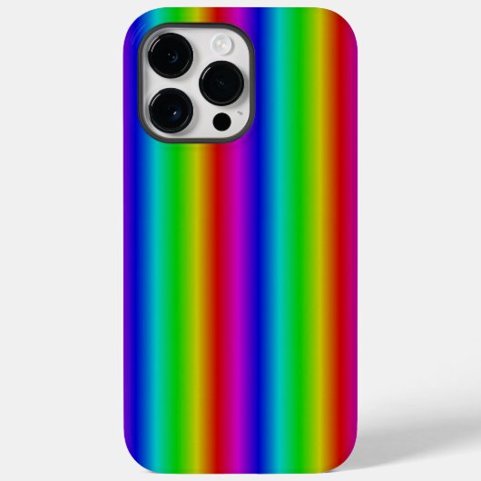 Regenbogenstreifen - Muster Case-Mate iPhone Hülle (Rückseite)
