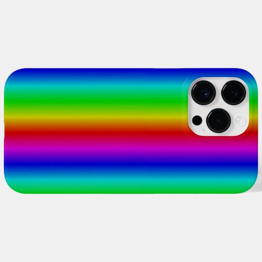 Regenbogenstreifen - Muster Case-Mate iPhone Hülle (Rückseite (Horizontal))