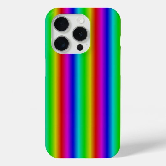 Regenbogenstreifen - Muster Case-Mate iPhone Hülle (Rückseite)