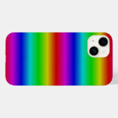 Regenbogenstreifen - Muster Case-Mate iPhone Hülle (Rückseite (Horizontal))