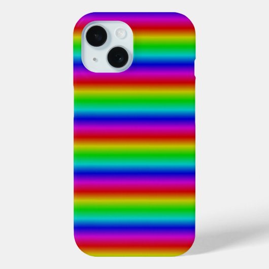 Regenbogenstreifen - Muster Case-Mate iPhone Hülle (Rückseite)