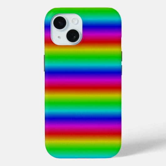 Regenbogenstreifen - Muster Case-Mate iPhone Hülle (Rückseite)