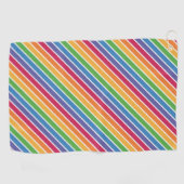 Regenbogenstreifen Muster Golfhandtuch (Horizontal)