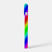 Regenbogenstreifen - Muster iPhone 15 Hülle (Linke Seite)