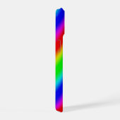 Regenbogenstreifen - Muster iPhone 15 Hülle (Rechte Seite)