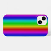 Regenbogenstreifen - Muster iPhone Hülle (Rückseite (Horizontal))