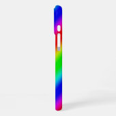 Regenbogenstreifen - Muster iPhone Hülle (Linke Seite)