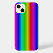 Regenbogenstreifen - Muster iPhone Hülle (Rückseite)