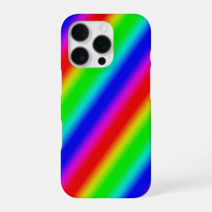 Regenbogenstreifen - Muster iPhone 16 Pro Hülle