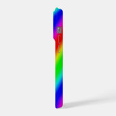 Regenbogenstreifen - Muster iPhone Hülle (Linke Seite)