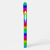 Regenbogenstreifen - Muster iPhone Hülle (Linke Seite)