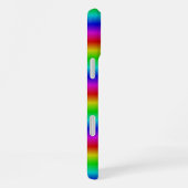 Regenbogenstreifen - Muster iPhone Hülle (Rechte Seite)