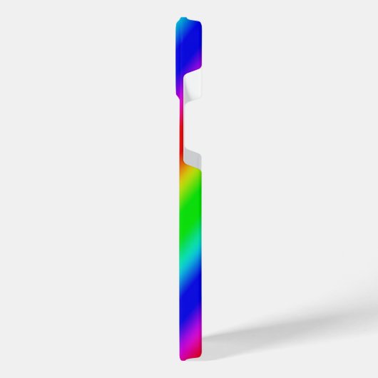 Regenbogenstreifen - Muster iPhone Hülle (Linke Seite)