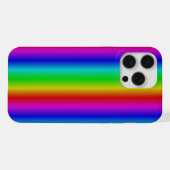 Regenbogenstreifen - Muster iPhone Hülle (Rückseite (Horizontal))