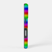Regenbogenstreifen - Muster iPhone Hülle (Rechte Seite)
