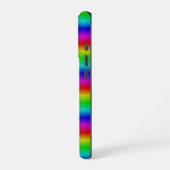 Regenbogenstreifen - Muster iPhone Hülle (Linke Seite)