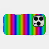 Regenbogenstreifen - Muster iPhone Hülle (Rückseite (Horizontal))