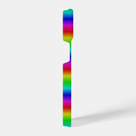 Regenbogenstreifen - Muster iPhone Hülle (Rechte Seite)