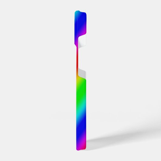 Regenbogenstreifen - Muster iPhone Hülle (Linke Seite)