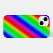 Regenbogenstreifen - Muster iPhone Hülle (Rückseite (Horizontal))