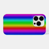 Regenbogenstreifen - Muster iPhone Hülle (Rückseite (Horizontal))