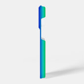 Regenbogenstreifen - Muster iPhone Hülle (Linke Seite)