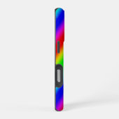 Regenbogenstreifen - Muster iPhone Hülle (Rechte Seite)