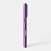 Regenbogenstreifen - Muster iPhone Hülle (Rechte Seite)